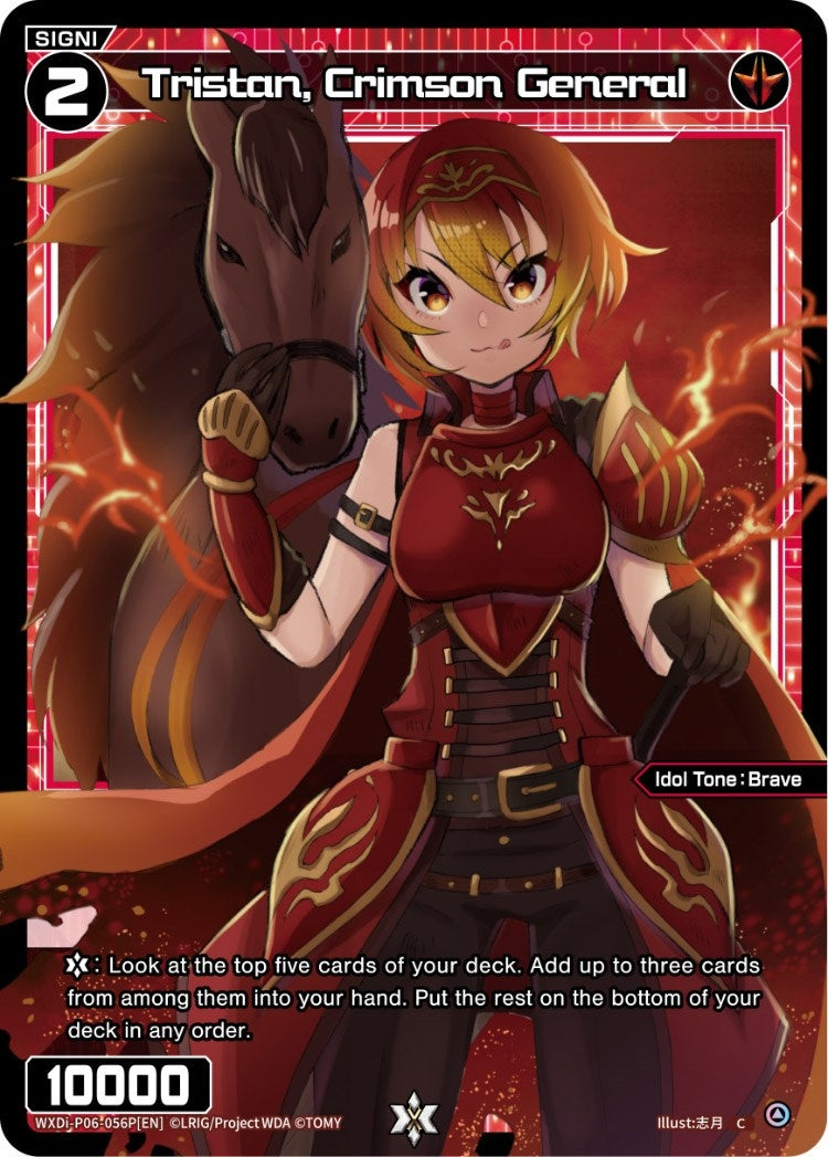 Tristan Crimson General (Parallel Foil) (6056) [WXDi-P06] - WIXOSS Single
