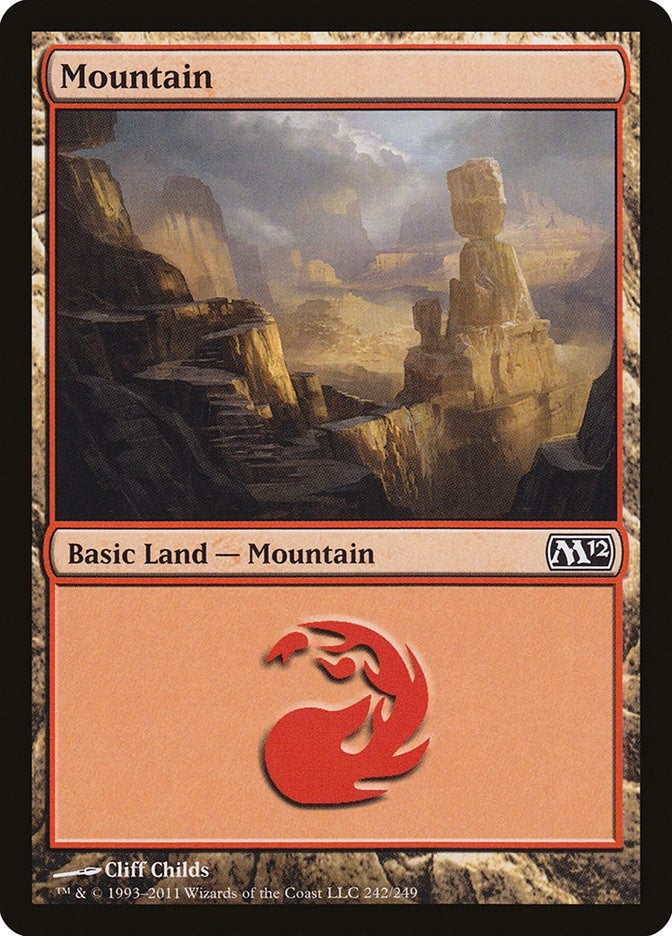 Mountain (242) (242) [M12] - MTG Single