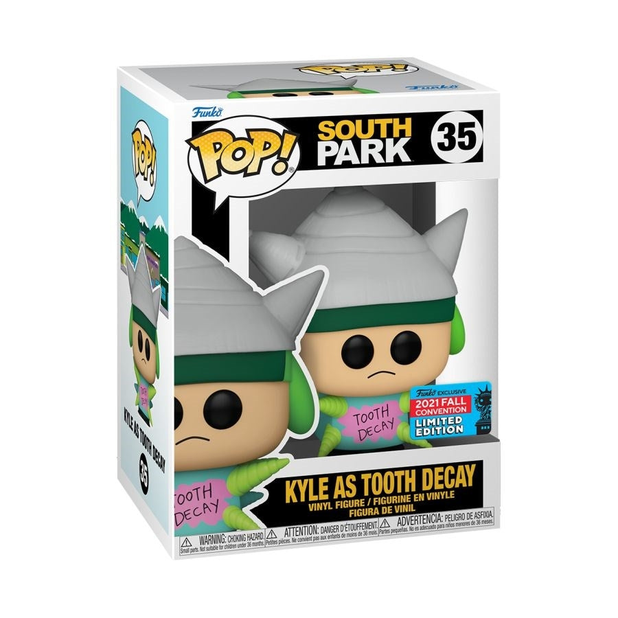South Park: Kyle as Tooth Decay (Funko Festival of Fun Exclusive 2021) (35) [POP!] - Funko Sealed