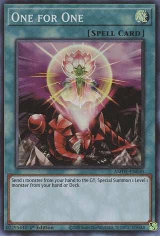 One for One (40) (AMDE) - YuGiOh Single