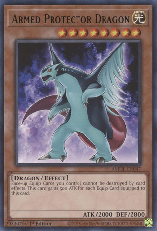 Armed Protector Dragon (47) (AMDE) - YuGiOh Single
