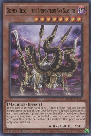 Gizmek Orochi the Serpentron Sky Slasher (48) (AMDE) - YuGiOh Single