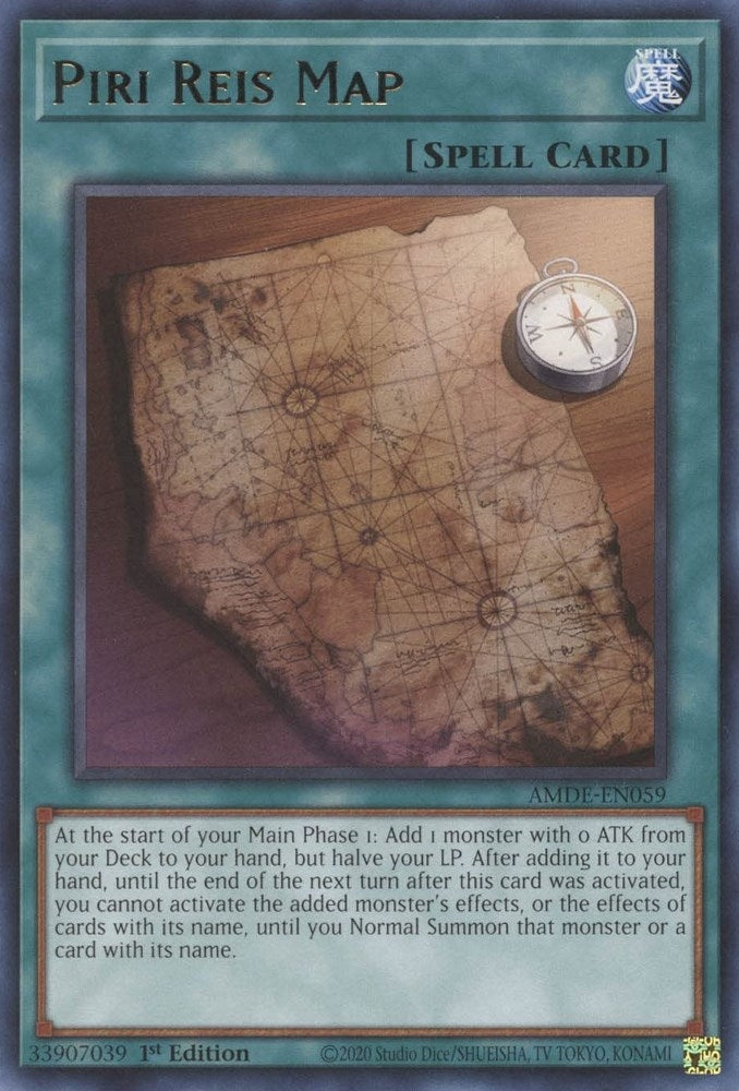Piri Reis Map (59) (AMDE) - YuGiOh Single