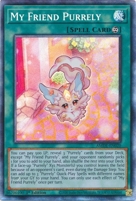 My Friend Purrely (CR) (20) (AMDE) - YuGiOh Single