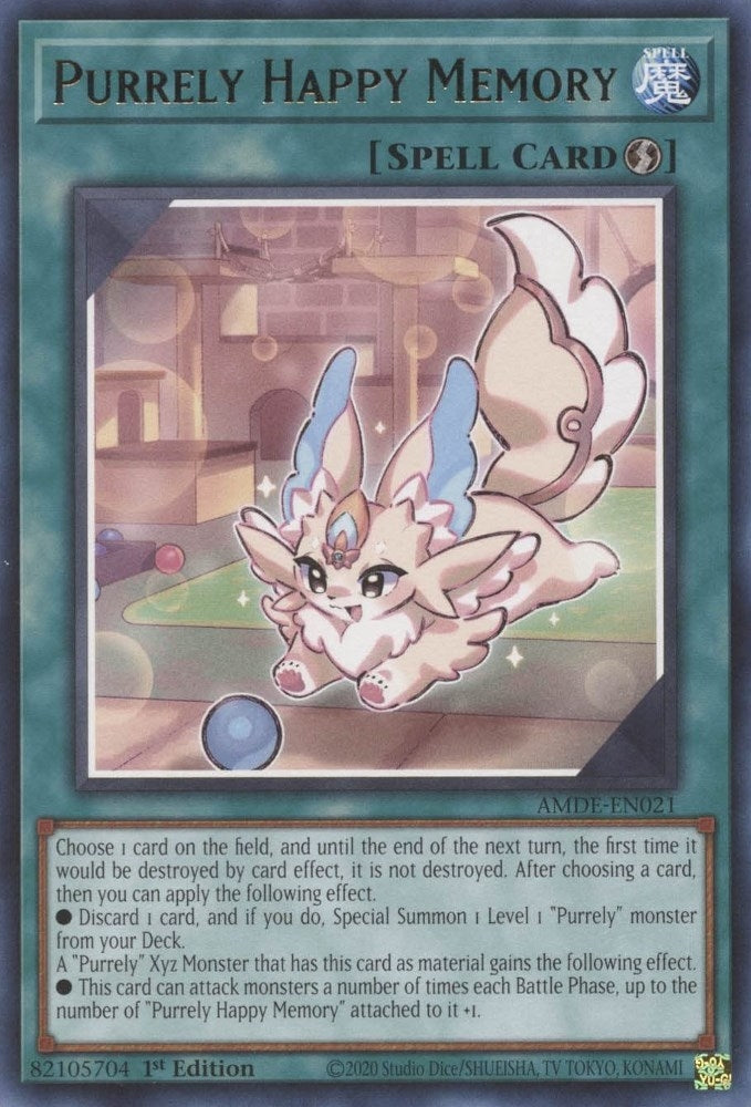 Purrely Happy Memory (21) (AMDE) - YuGiOh Single
