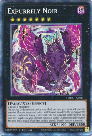 Expurrely Noir (CR) (18) (AMDE) - YuGiOh Single
