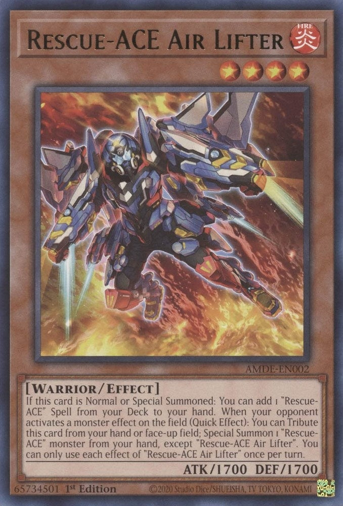 Rescue-ACE Air Lifter (2) (AMDE) - YuGiOh Single