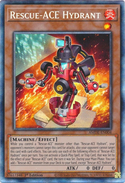 Rescue-ACE Hydrant (CR) (4) (AMDE) - YuGiOh Single