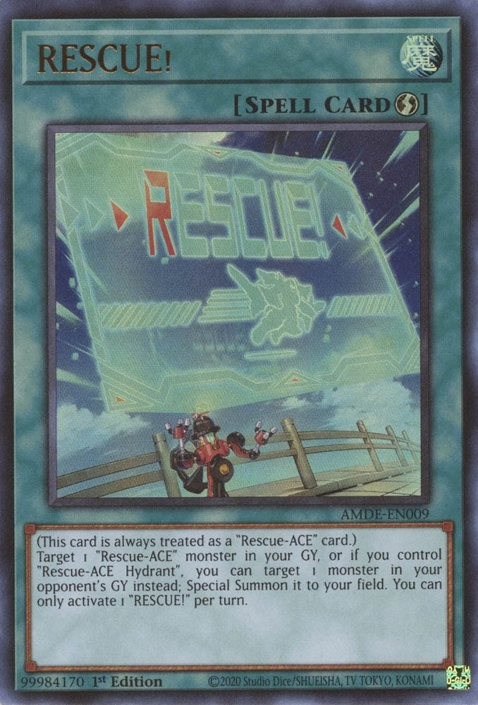 RESCUE! (9) (AMDE) - YuGiOh Single