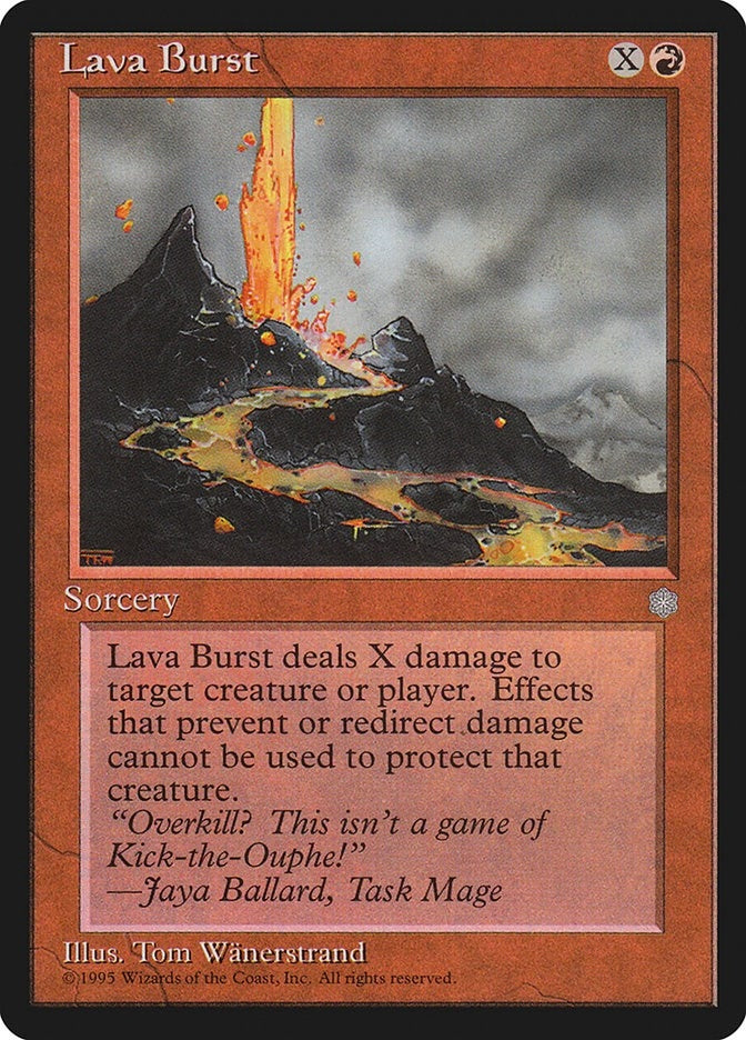 Lava Burst [ICE] - MTG Single