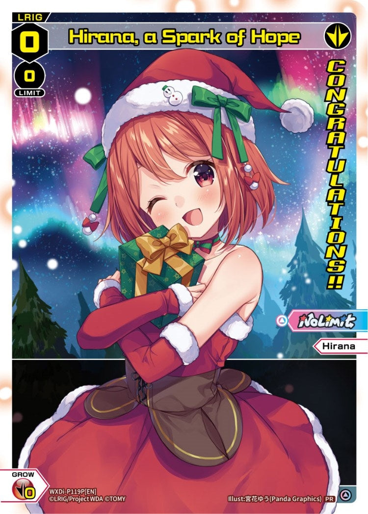 Hirana a Spark of Hope (December 2022) (Winner) (119) [WXDi-P] - WIXOSS Single