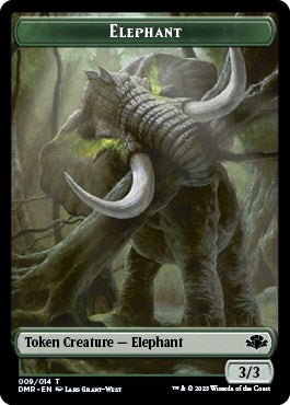 Elephant // Construct Double-sided Token (0) [DMR] - MTG Single