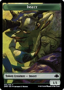 Insect // Cat (008) Double-sided Token (0) [DMR] - MTG Single