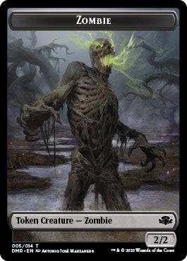 Zombie // Marit Lage Double-sided Token (0) [DMR] - MTG Single