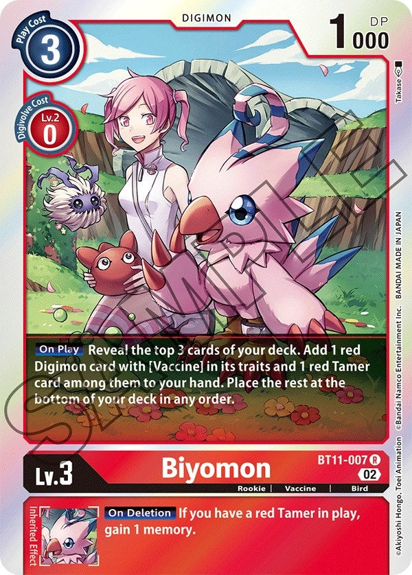 Biyomon (11007) [BT11] - Digimon Card Game Single