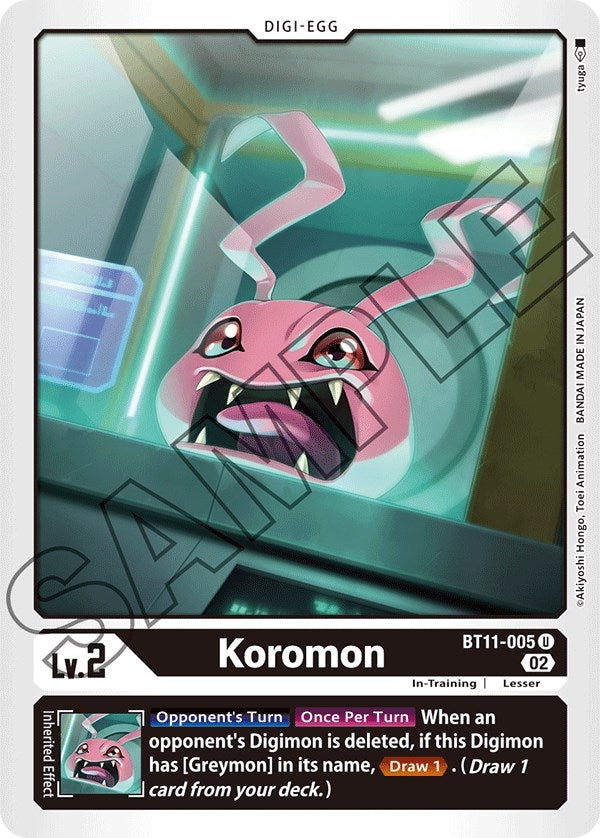 Koromon (11005) [BT11] - Digimon Card Game Single