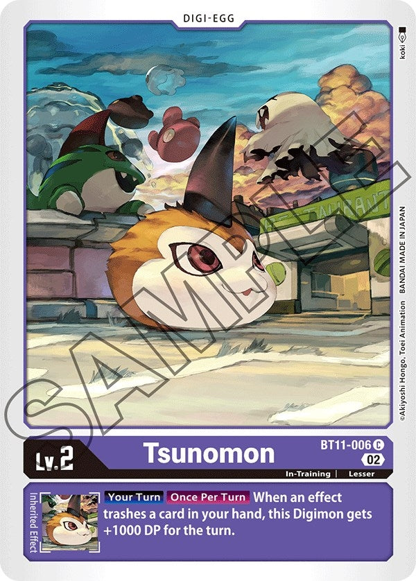 Tsunomon (11006) [BT11] - Digimon Card Game Single