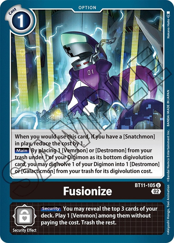 Fusionize (11105) [BT11] - Digimon Card Game Single