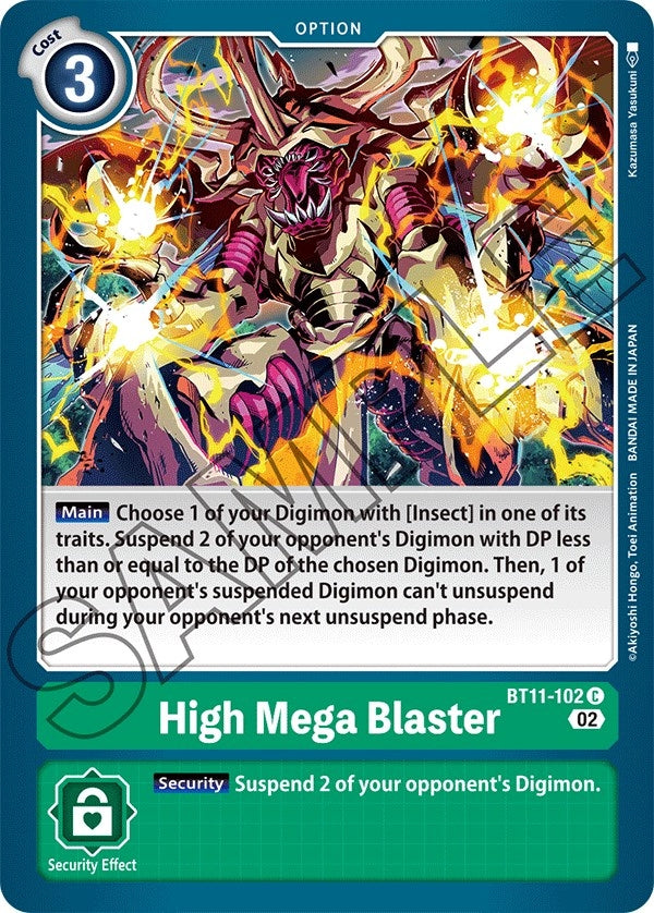 High Mega Blaster (11102) [BT11] - Digimon Card Game Single