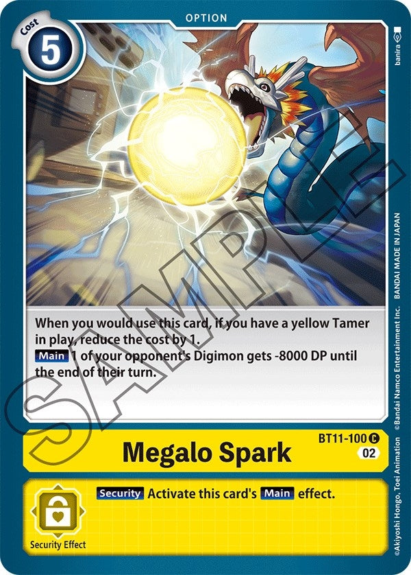 Megalo Spark (11100) [BT11] - Digimon Card Game Single