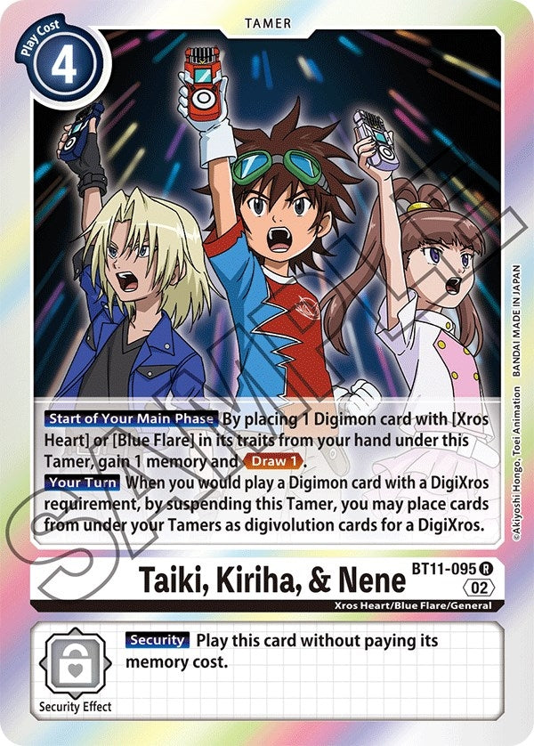 Taiki Kiriha & Nene (11095) [BT11] - Digimon Card Game Single