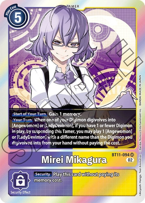 Mirei Mikagura (11094) [BT11] - Digimon Card Game Single