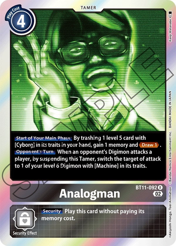 Analogman (11092) [BT11] - Digimon Card Game Single