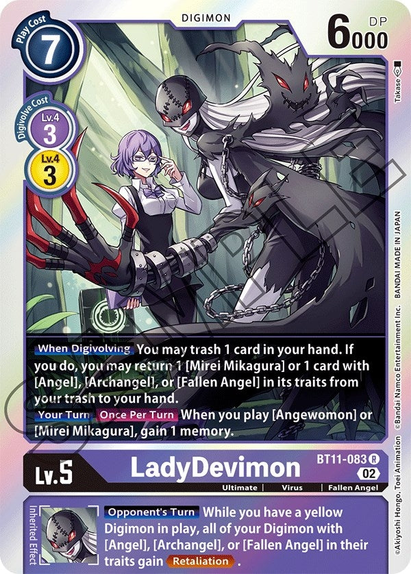 LadyDevimon (11083) [BT11] - Digimon Card Game Single
