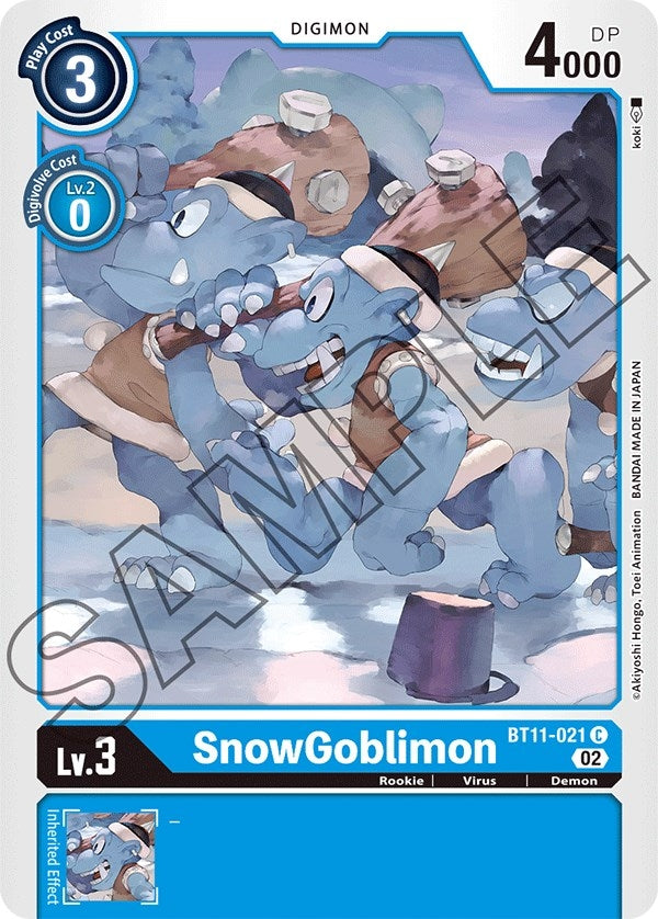 SnowGoblimon (11021) [BT11] - Digimon Card Game Single