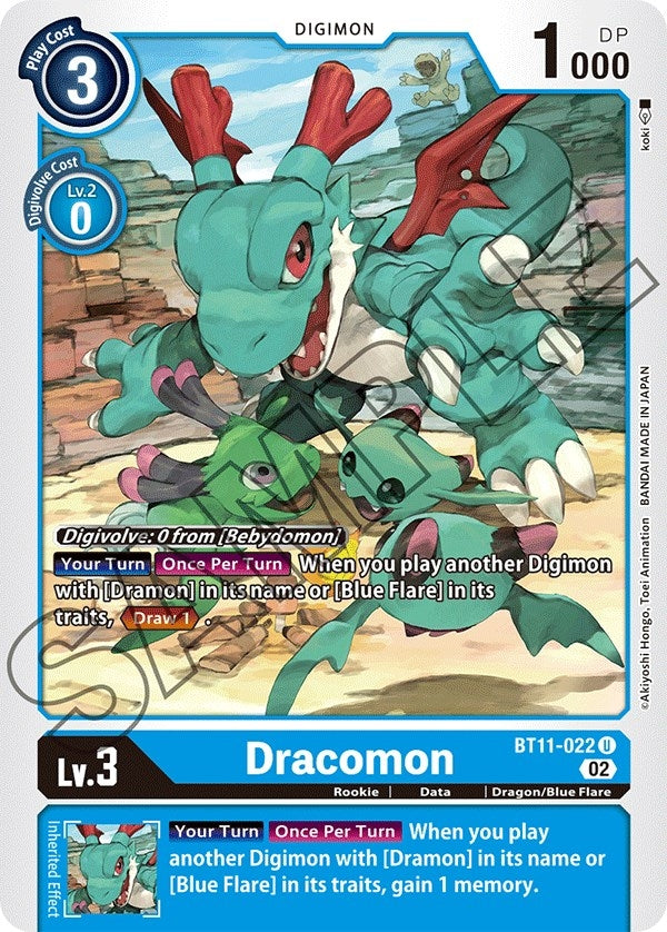 Dracomon (11022) [BT11] - Digimon Card Game Single
