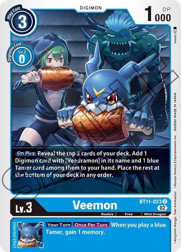 Veemon (11023) [BT11] - Digimon Card Game Single
