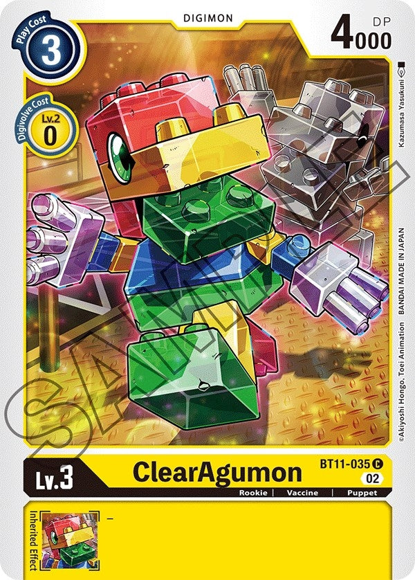 ClearAgumon (11035) [BT11] - Digimon Card Game Single
