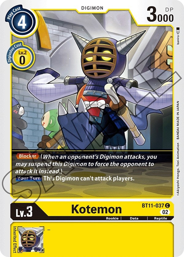 Kotemon (11037) [BT11] - Digimon Card Game Single
