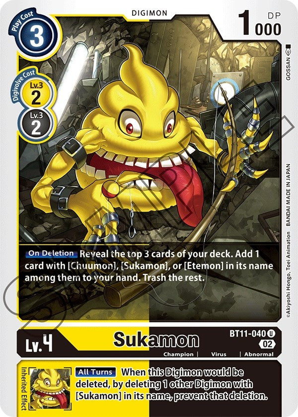 Sukamon (11040) [BT11] - Digimon Card Game Single