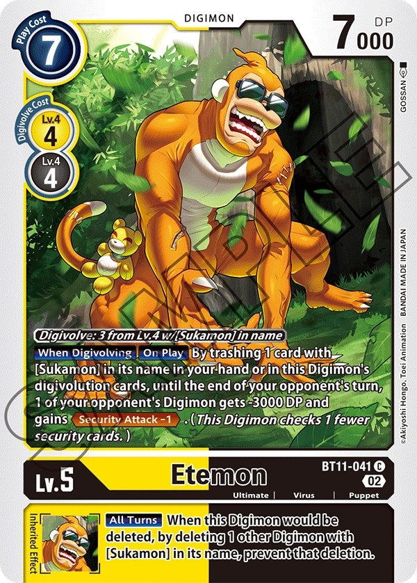 Etemon (11041) [BT11] - Digimon Card Game Single