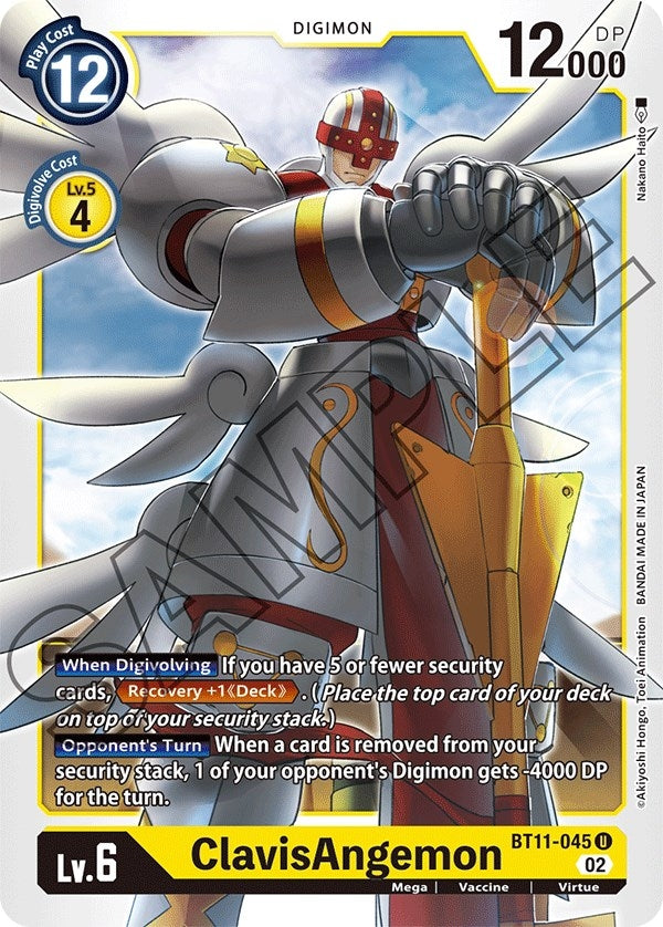 ClavisAngemon (11045) [BT11] - Digimon Card Game Single
