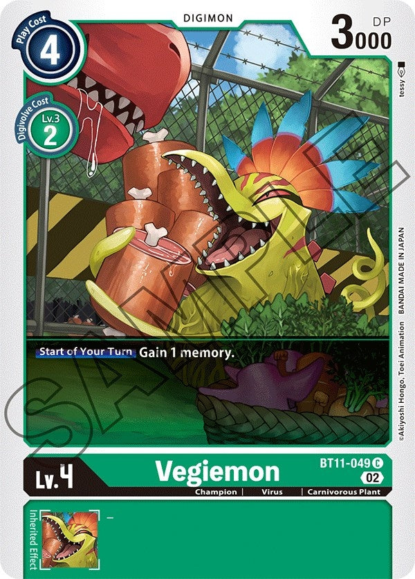 Vegiemon (11049) [BT11] - Digimon Card Game Single