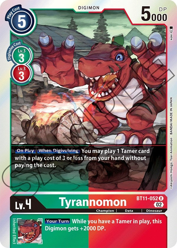 Tyrannomon (11052) [BT11] - Digimon Card Game Single