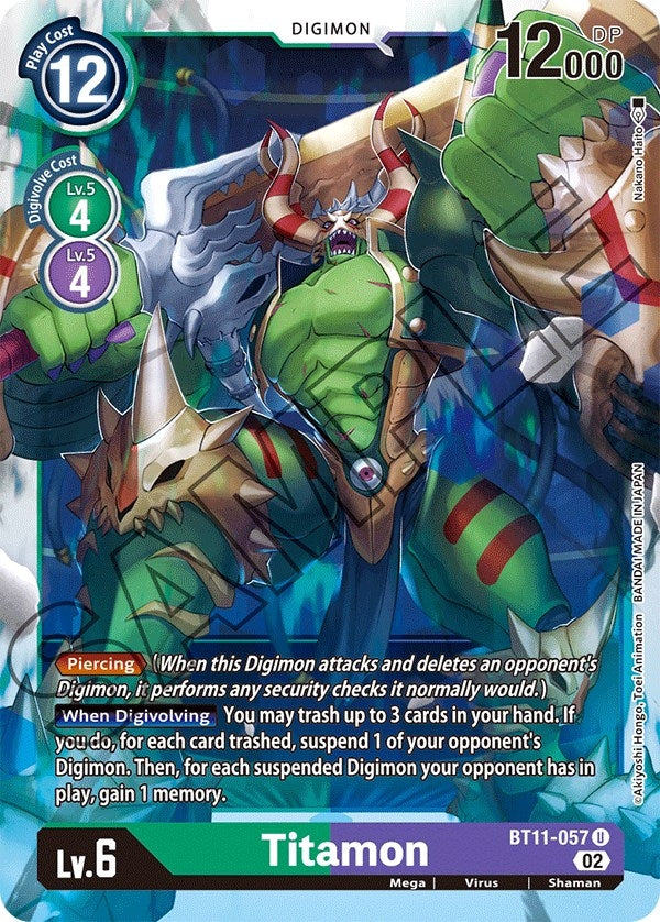 Titamon (11057) [BT11] - Digimon Card Game Single