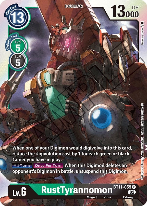 RustTyrannomon (11059) [BT11] - Digimon Card Game Single