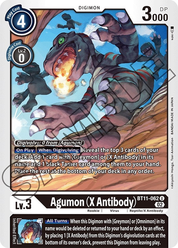 Agumon (X Antibody) (11062) [BT11] - Digimon Card Game Single
