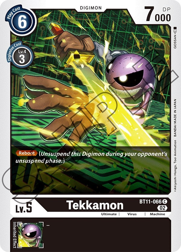 Tekkamon (11066) [BT11] - Digimon Card Game Single
