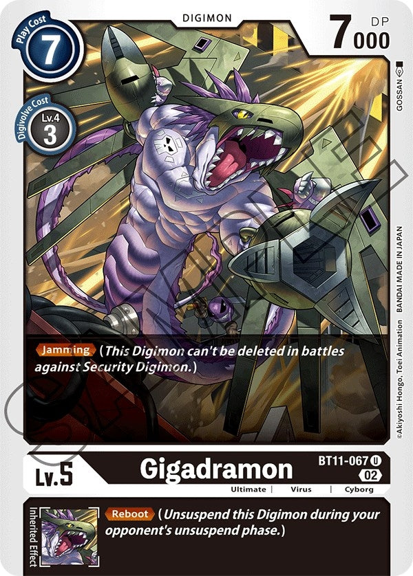 Gigadramon (11067) [BT11] - Digimon Card Game Single