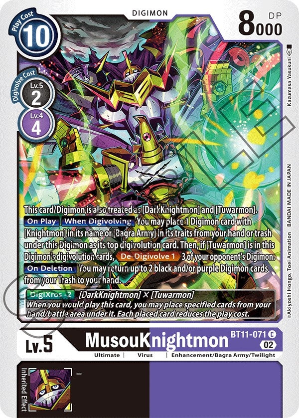 MusouKnightmon (11071) [BT11] - Digimon Card Game Single
