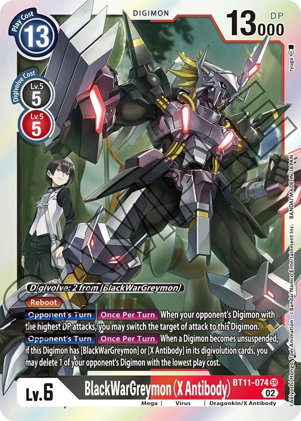 BlackWarGreymon (X Antibody) (11074) [BT11] - Digimon Card Game Single