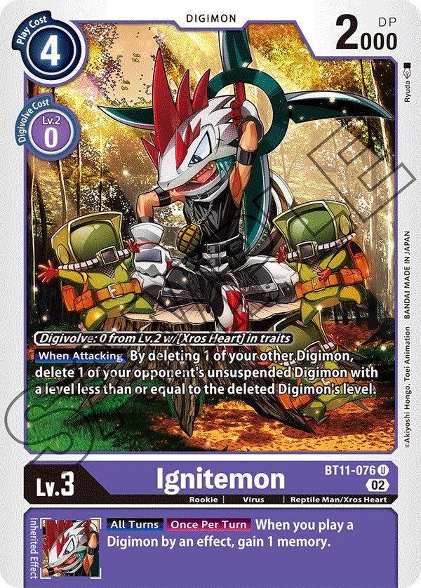 Ignitemon (11076) [BT11] - Digimon Card Game Single