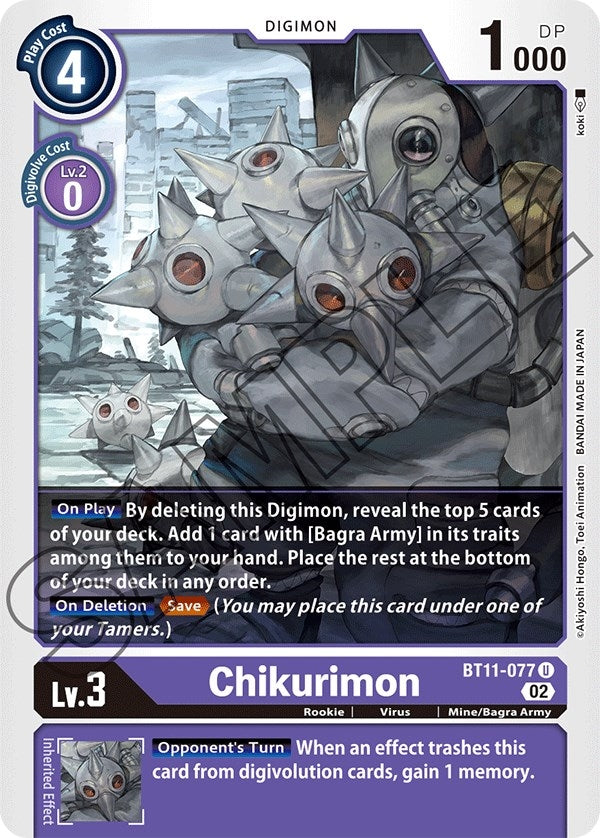 Chikurimon (11077) [BT11] - Digimon Card Game Single