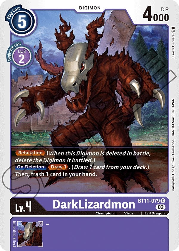 DarkLizardmon (11079) [BT11] - Digimon Card Game Single