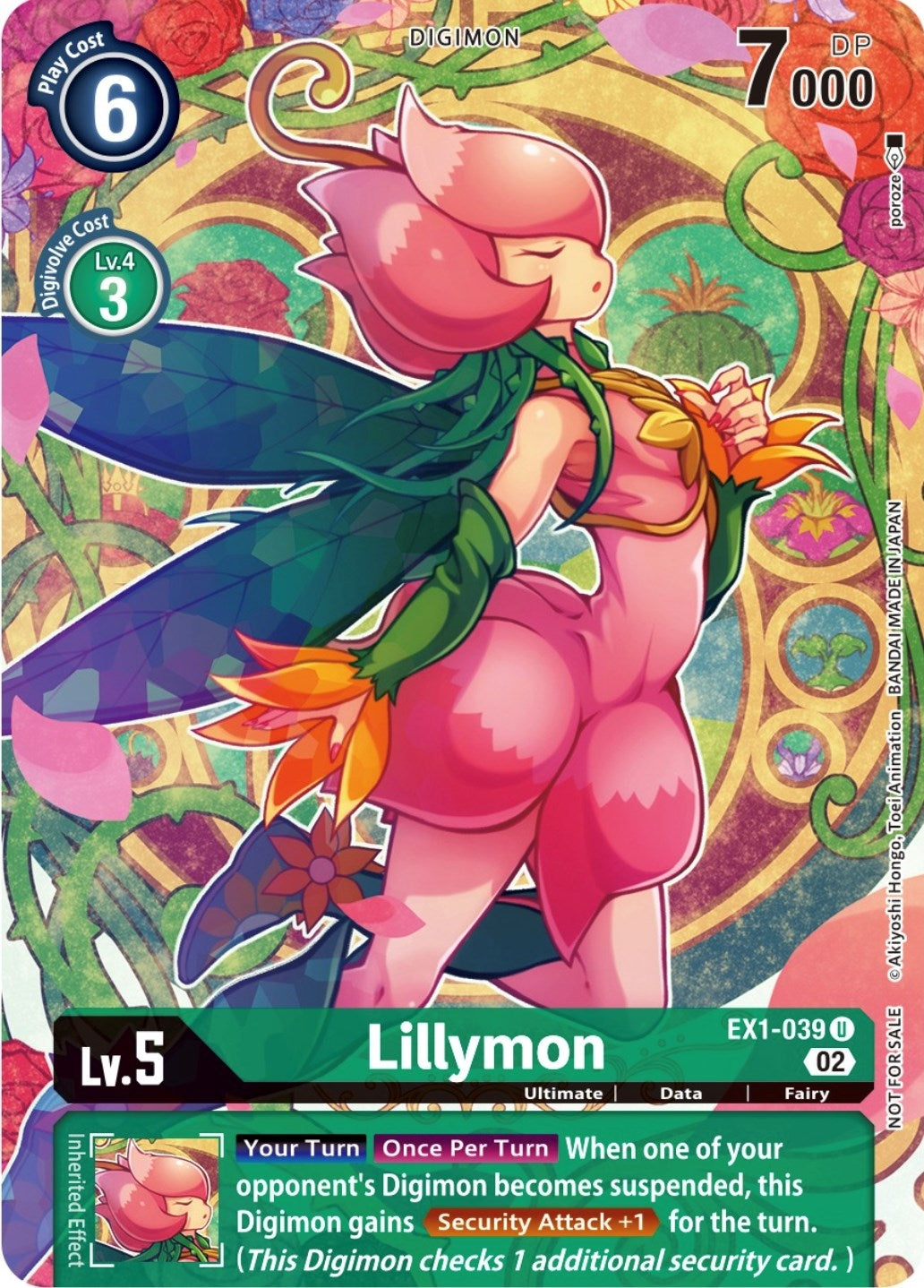 Lillymon (Digimon Illustration Competition Pack 2022) (1039) [BT11] - Digimon Card Game Single