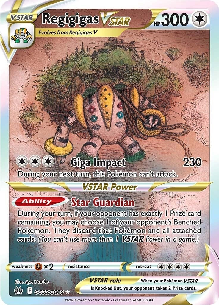 Image for Regigigas VSTAR (GG55/GG70) (Crown Zenith: Galarian Gallery) - Pokemon